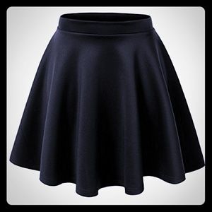 Skater Swing Skirt - Black